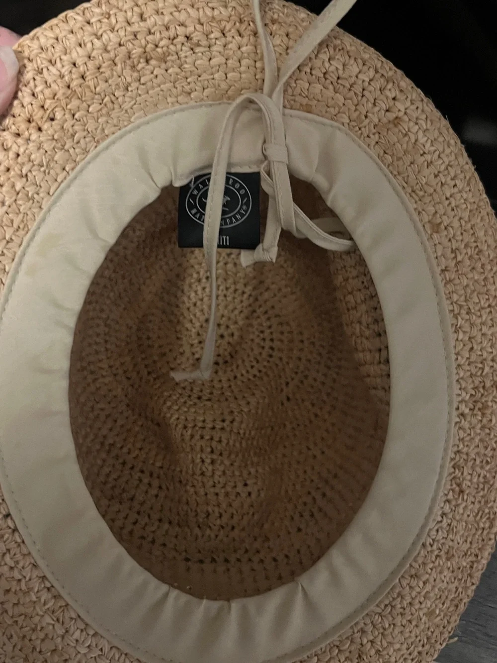 Wallaroo Hat Company Tahiti straw raffia Turquoise Trim - Women Accessories